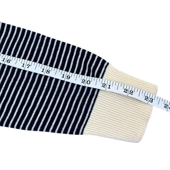 Frederik Anderson Copenhagen Mens Crewneck Sweater Fine-knit Striped Unisex - Picture 8 of 16